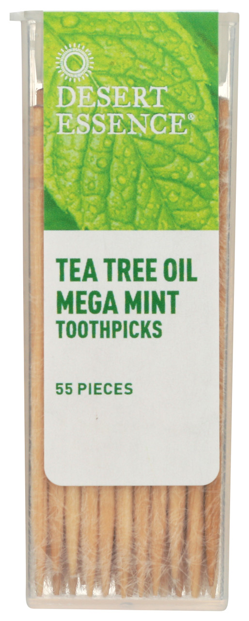 Toothpicks Tea Tree Oil Mega Mint 55 Count