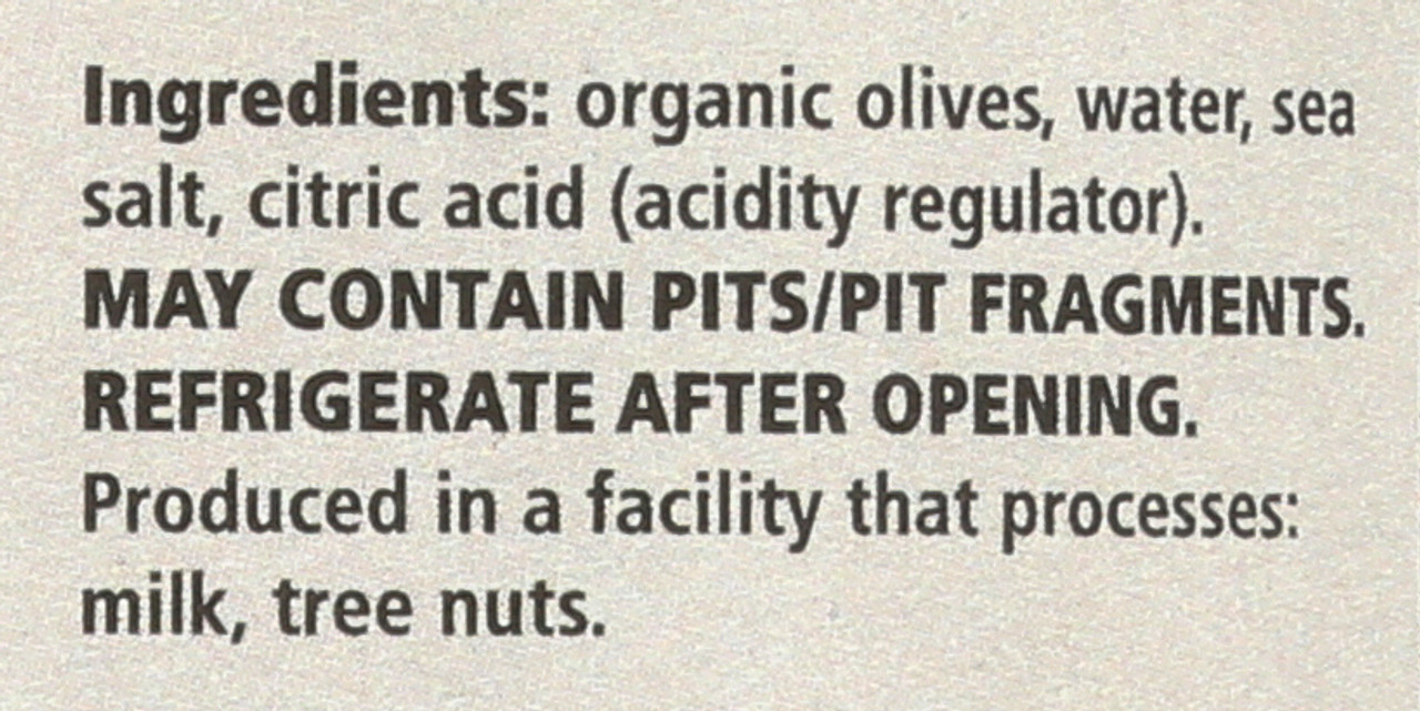 Organic Pitted Green Olives Green Pitted 10.2oz