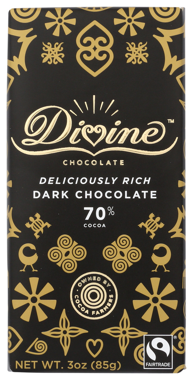 Dark Chocolate 70% Dark Chocolate 3oz