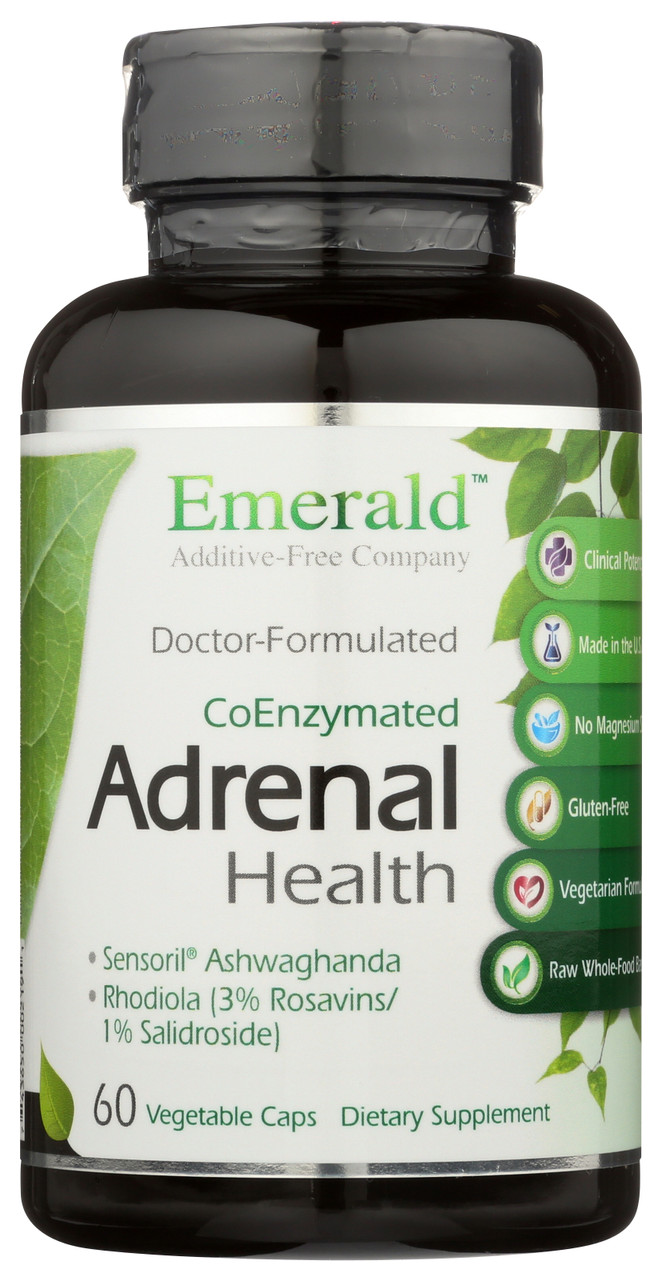 Adrenal Health Raw Whole Food Based Formula 60 Count