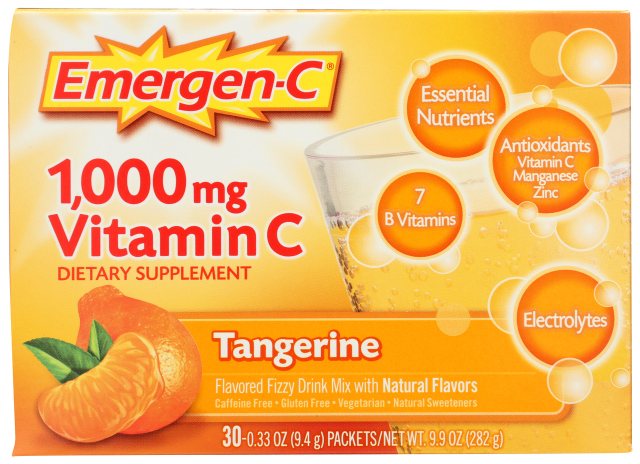1,000mg Vitamin C Tangerine Dietary 30 Count