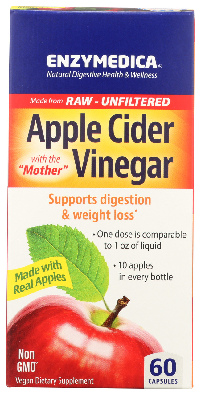 Apple Cider Vinegar Raw-Unfiltered 60 Count