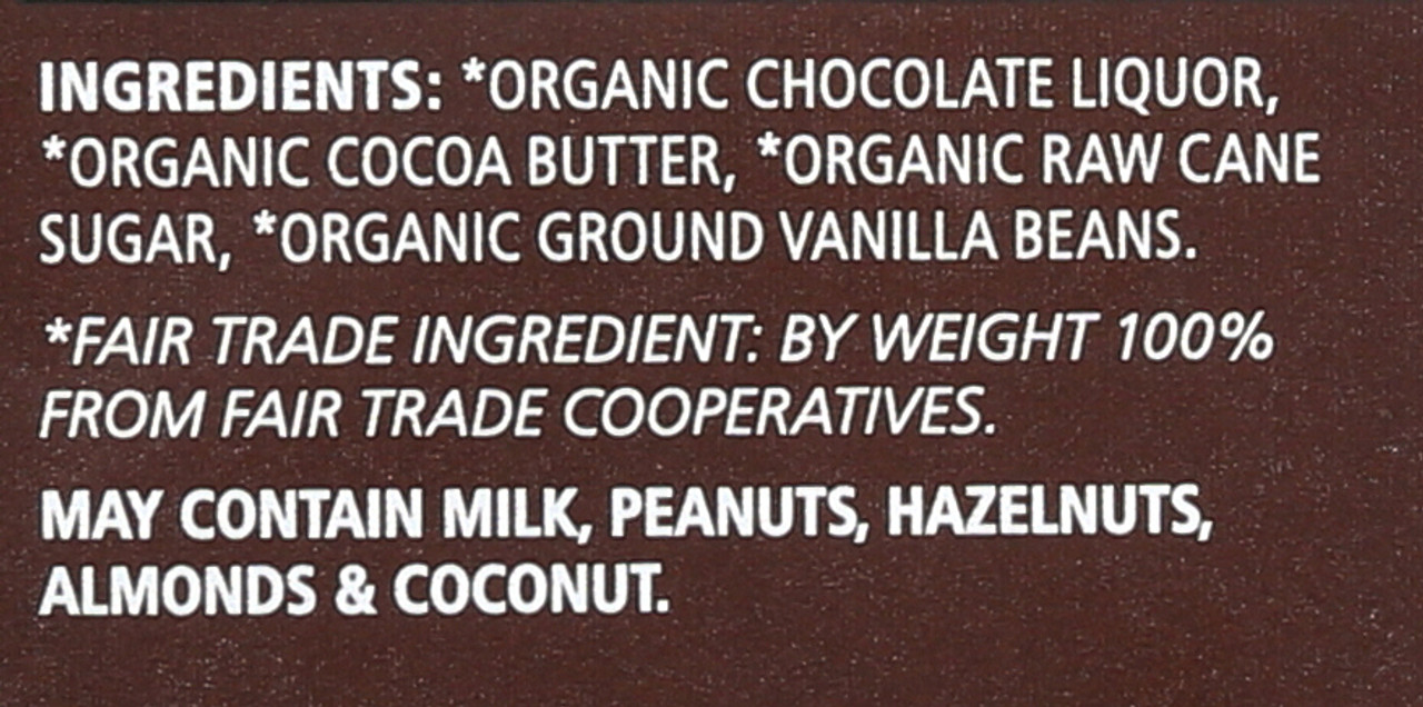 Small Farmer Chocolate Bar Extreme Dark Chocolate 88% Organic 2.8oz