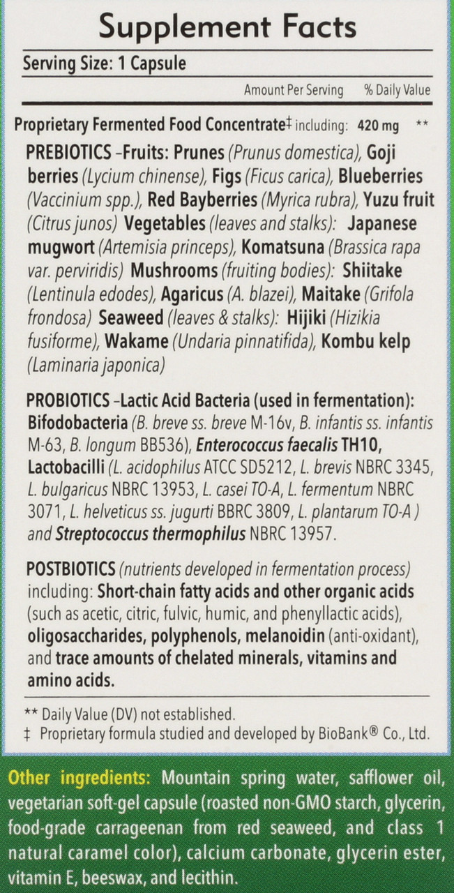 Dr. Ohhira's Probiotics® Formula Original 10 Cap Original Formula Complete Probiotic 10 Count