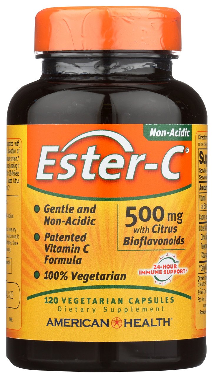 Ester-C® 500 mg With Citrus Bioflavonoids 500 mg With Citrus Bioflavonoids 120 Count