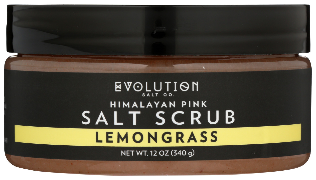 Himalayan Pink Salt Scrub-Lemongrass Lemongrass 12oz