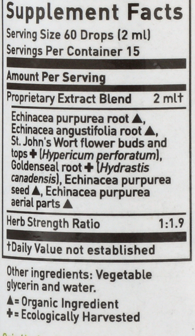 Echinacea/Goldenseal A/F  Supreme Alcohol Free 1oz