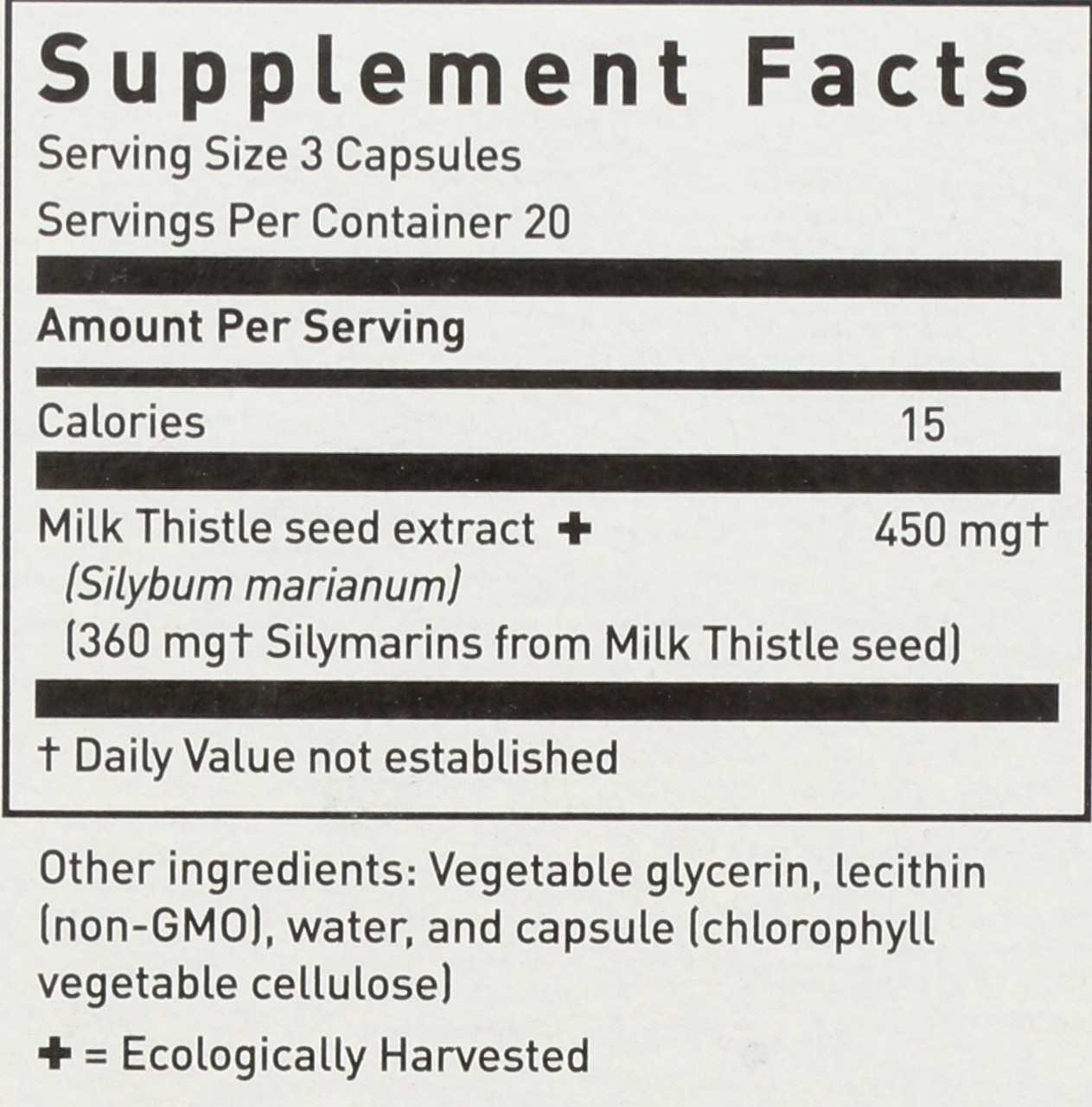 Milk Thistle Seed Lp 60 Count