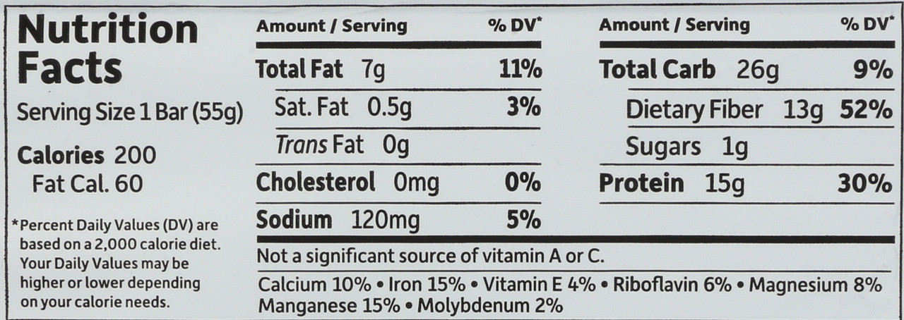 Protein Organic Fit Weight Loss Bar - Sea Salt Caramel - Bar 1.9oz