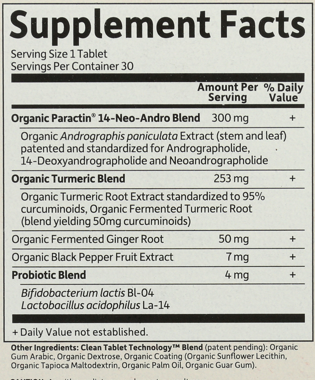 Mykind Organics Turmeric Critical Care 30 Count