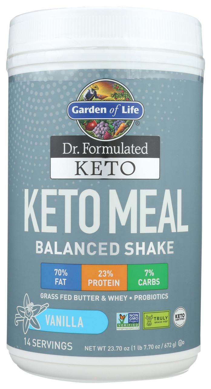 Dr. Formulated Keto Meal Vanilla Jar  23.7oz