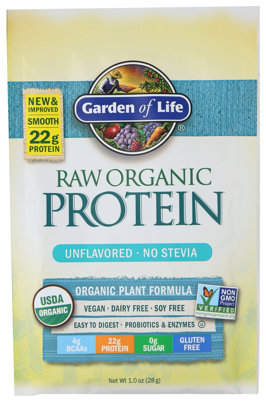 Protein Raw Organic Protein Unflavored Pkt  1oz