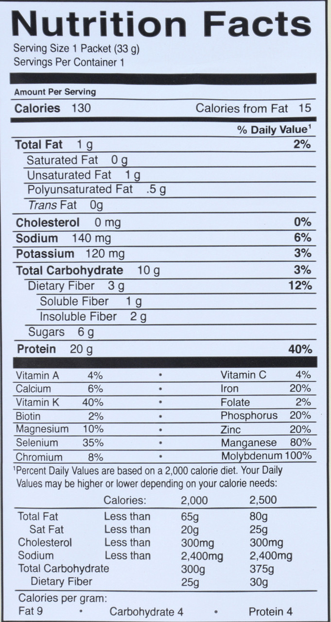 Raw Protein & Greens Raw Protein And Greens - Lightly Sweet Pkt 1.1oz