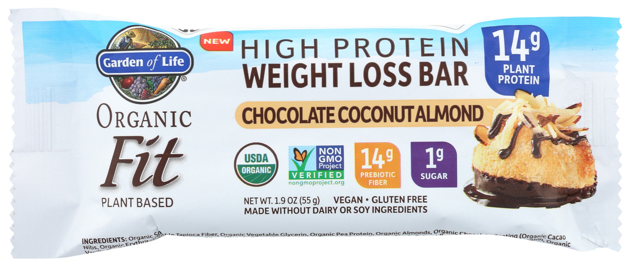 Organic Fit Bar Choc Coconut Almondd Chocolate Coconut Almond 1.9oz