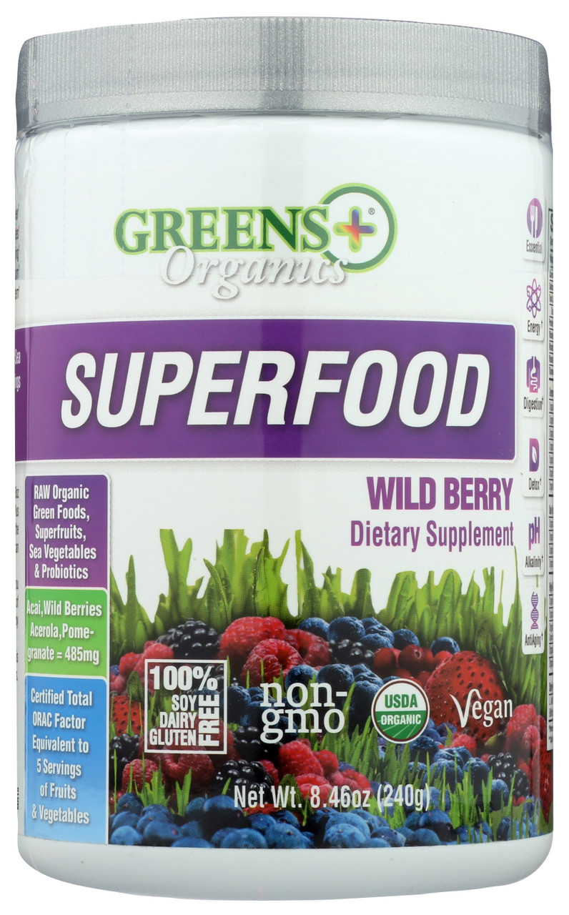 Greens+ Organic Superfood Wild Berry Wild Berry 8.46oz