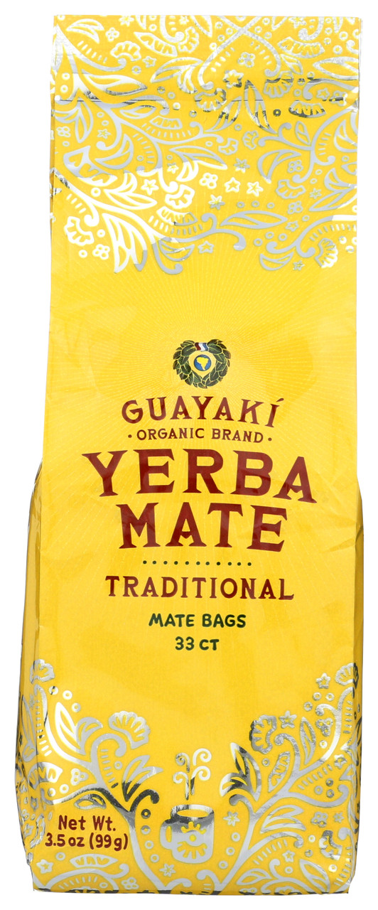 Yerba Mate Traditional Mate Bags, Org, Ft 33 Count
