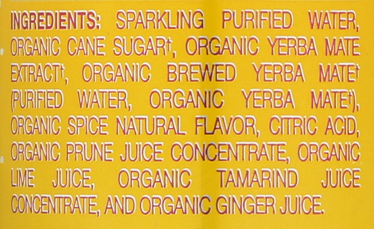 Sparkling Yerba Mate Sparkling Classic Gold, Org, Ft Classic Gold 12oz