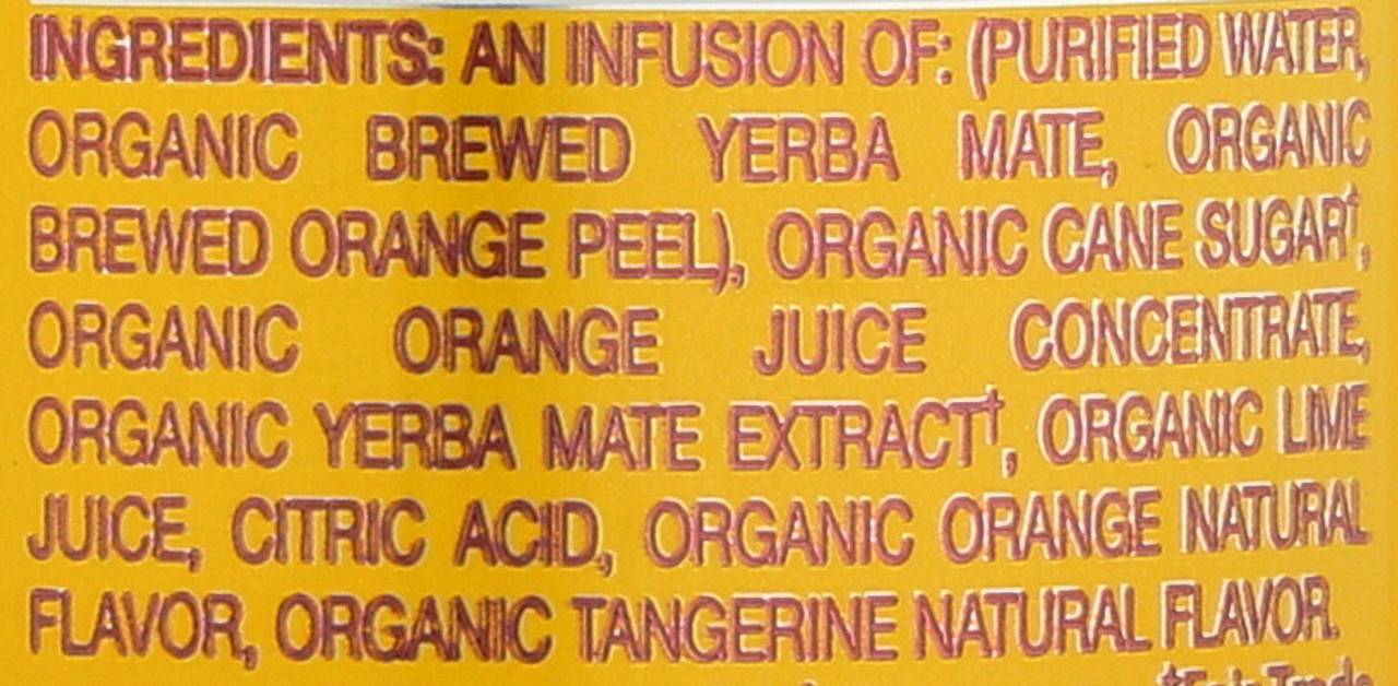 Yerba Mate Orange Exuberance, Org, Ft 15.5oz