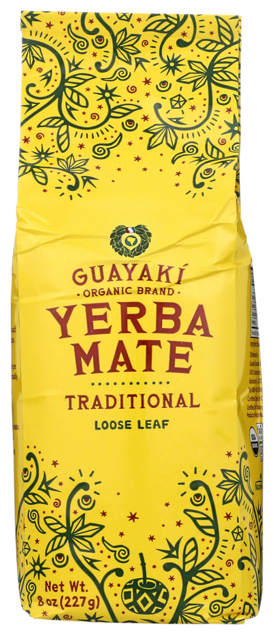 Yerba Mate Traditional, Org, Ft Loose Leaf 8oz