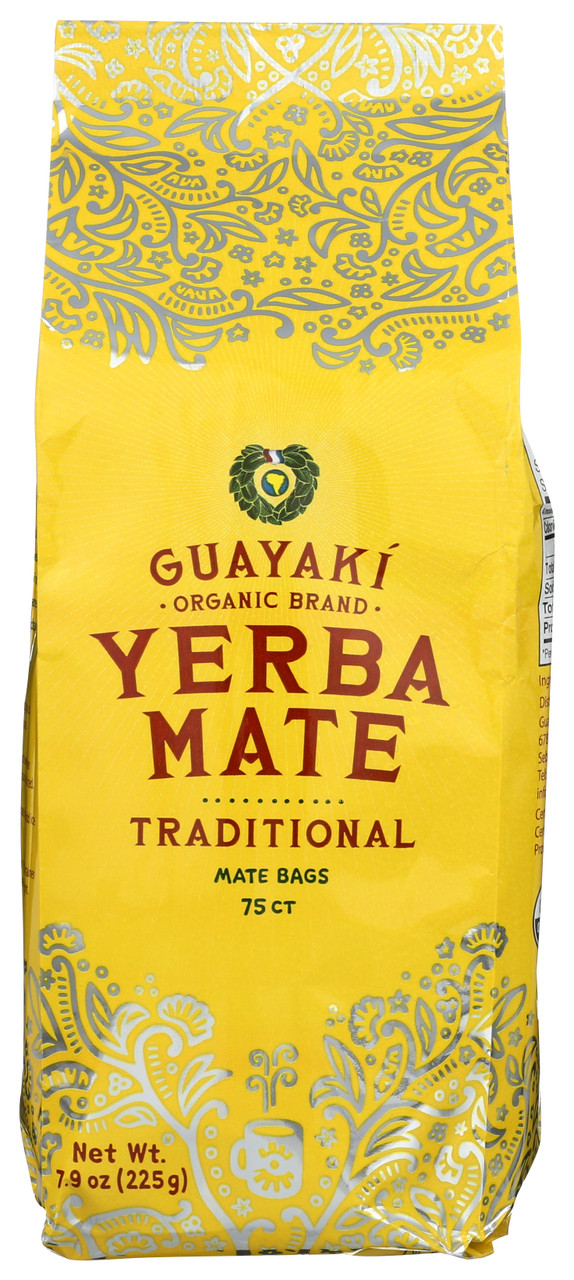 Yerba Mate Traditional Mate Bags, Org, Ft 75 Count