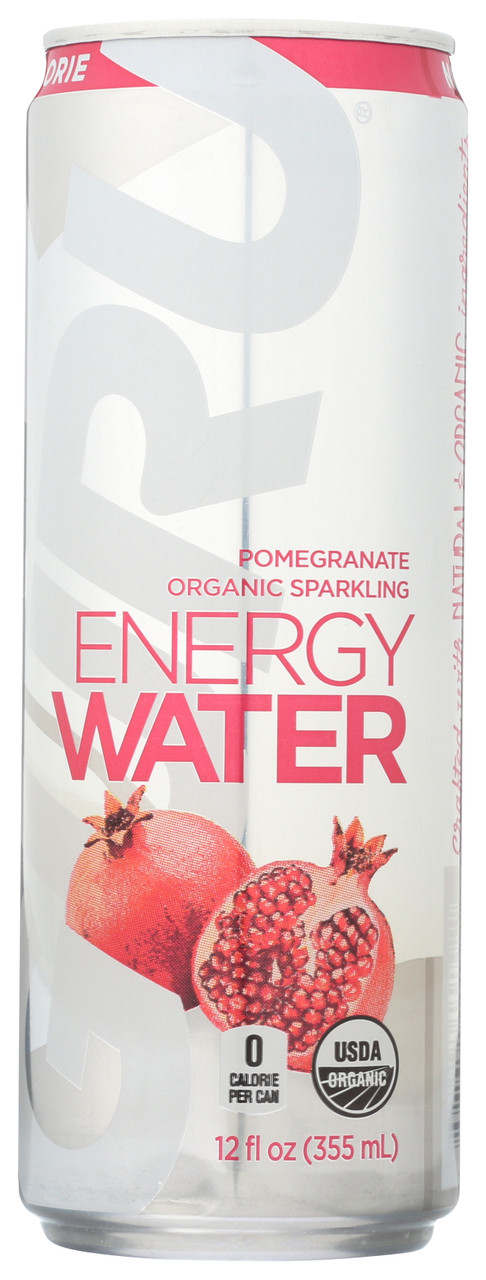 Organic Energy Water Pomegranate Organic Sparkling 12oz