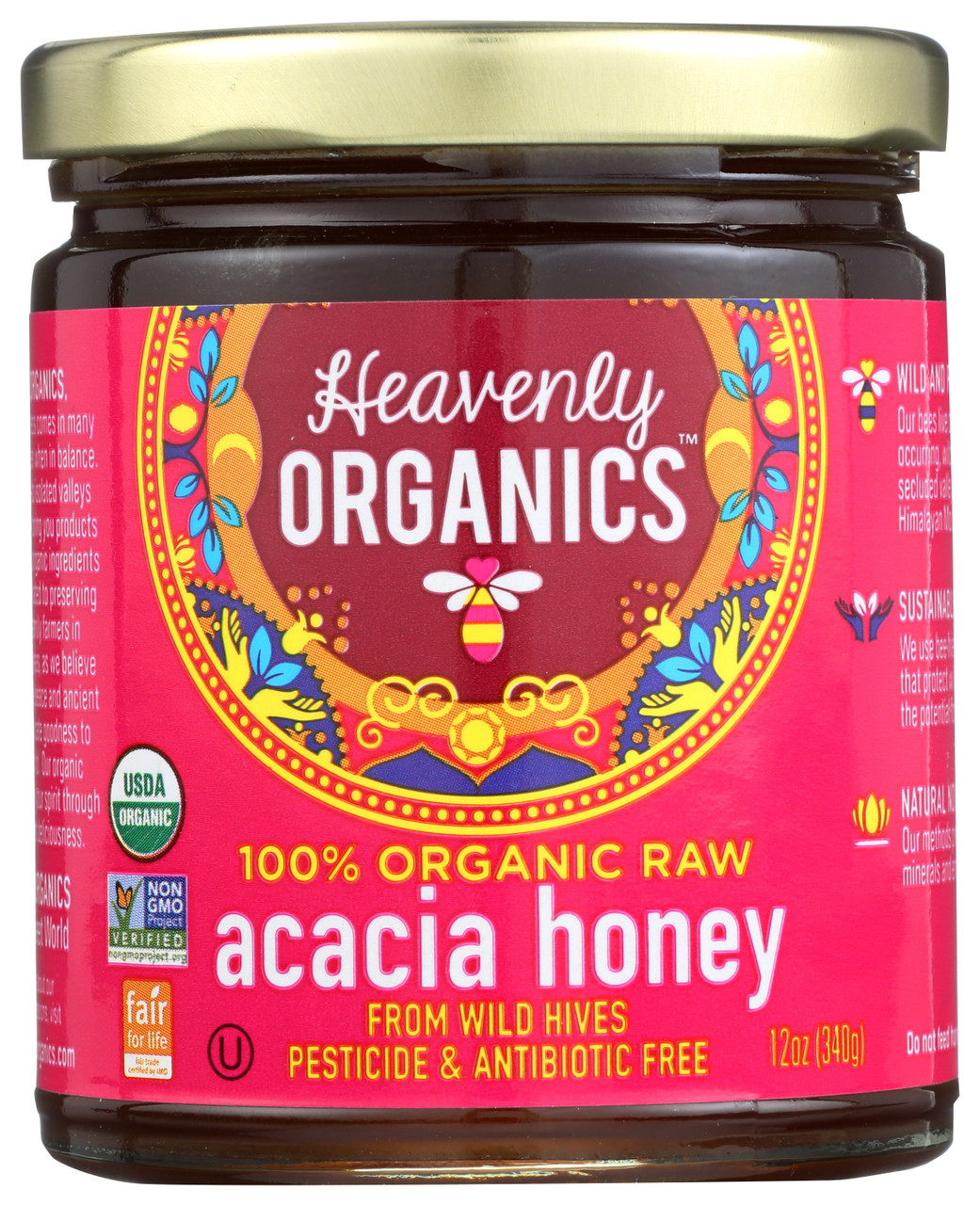 Raw Honey Acacia Honey 12oz