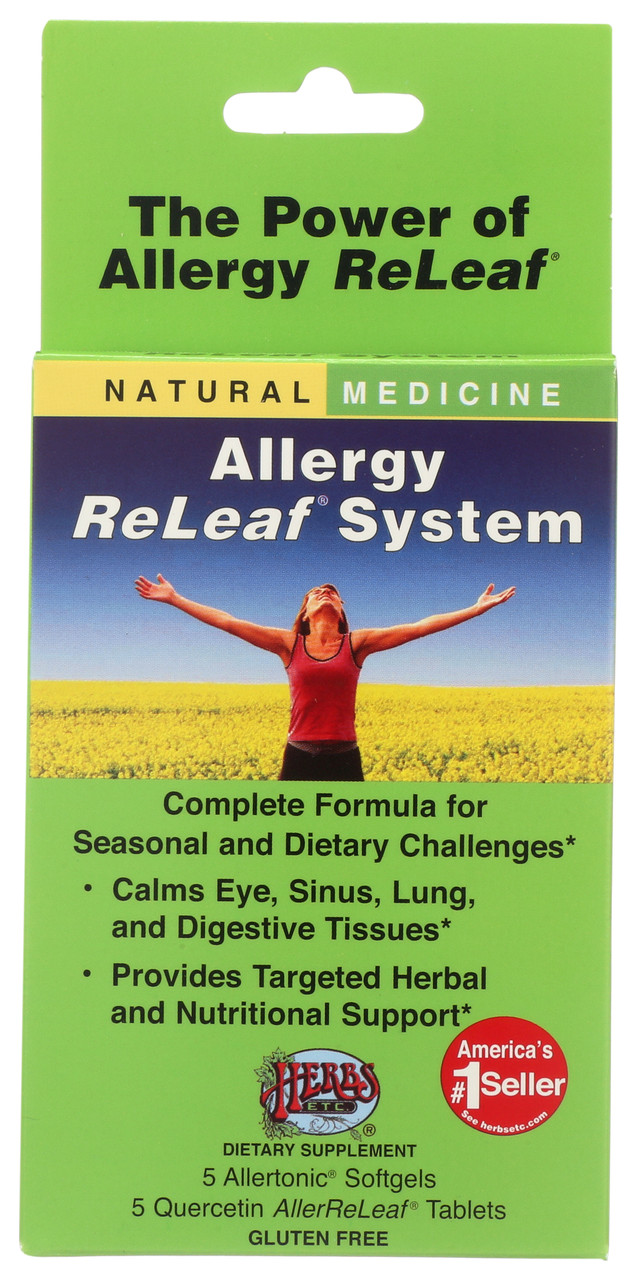 Allergy Releaf® System Softgel/Tablet Kit 5 Allertonic® Softgels 5 Quercetin Allerreleaf® Tablets 10 Count