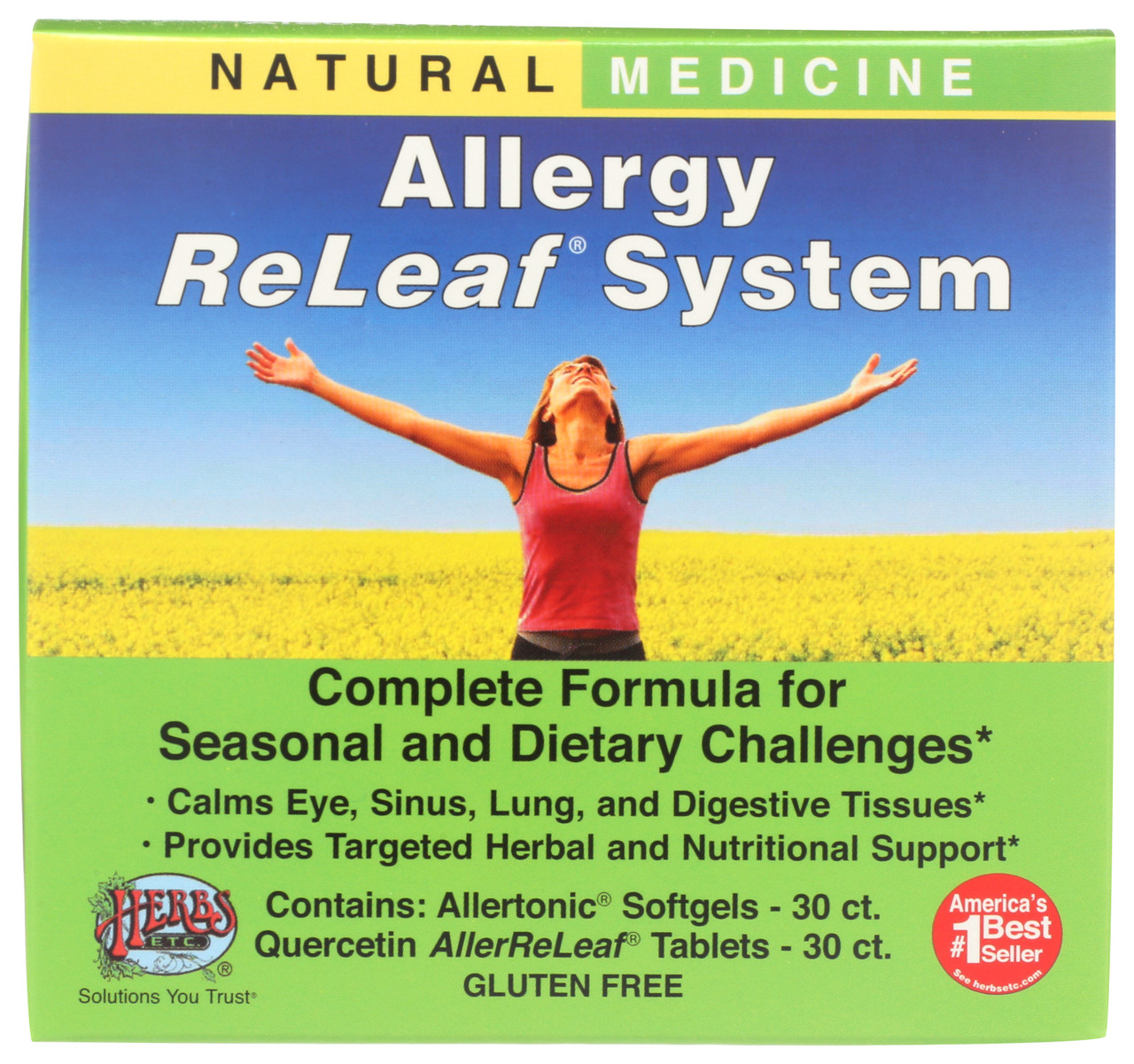 Allergy Releaf® System Softgel/Tablet Kit 30 Allertonic® Softgels 30 Quercetin Allerreleaf® Tablets 60 Count