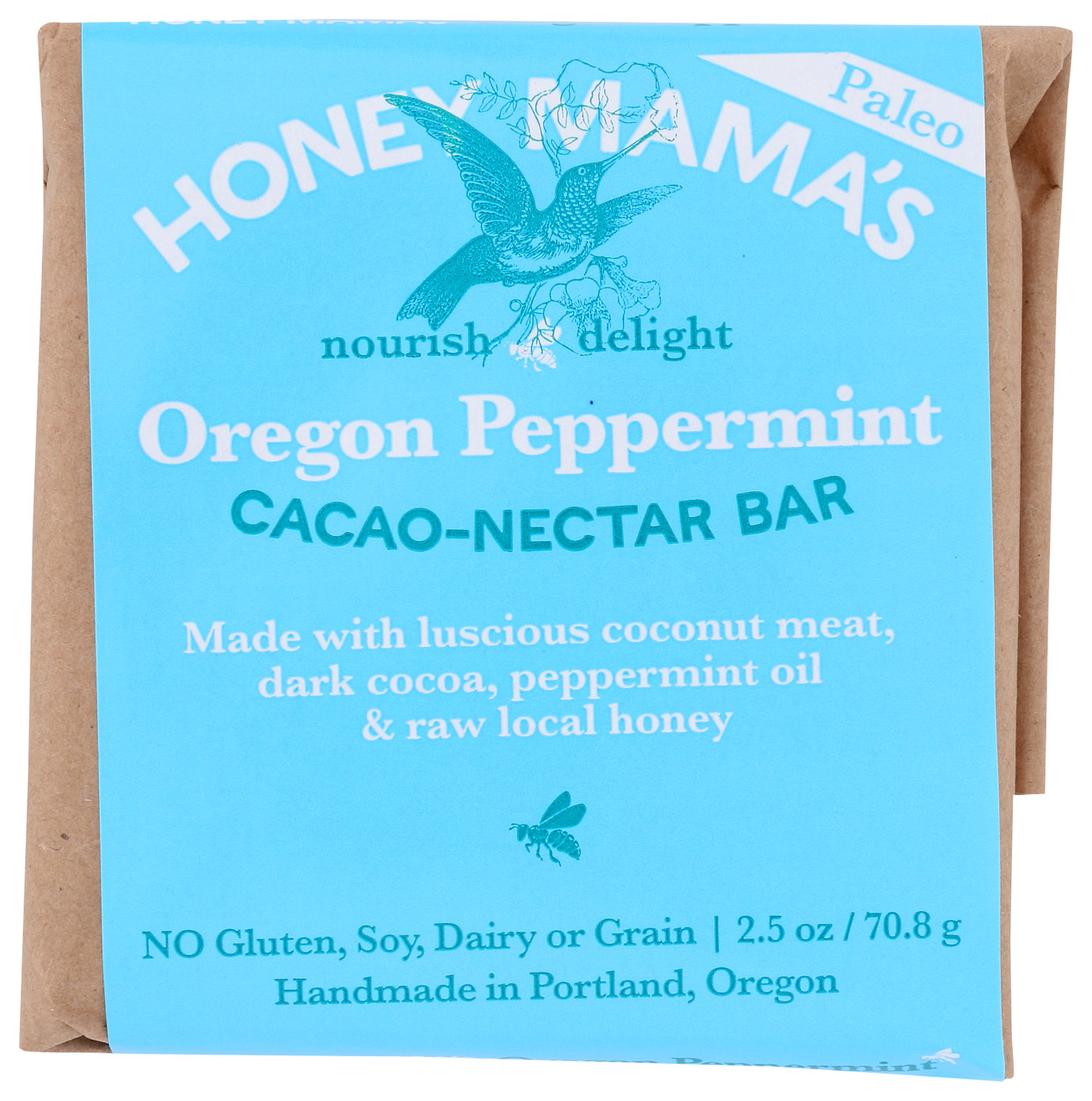 Honey Cacao Bar Oregon Peppermint 2.5oz