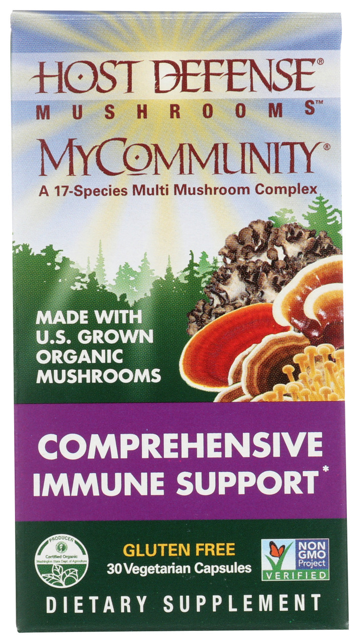 Mycommunity® Comprehensive Immune Support* A 17-Species Multi Mushroom Complex 30 Count