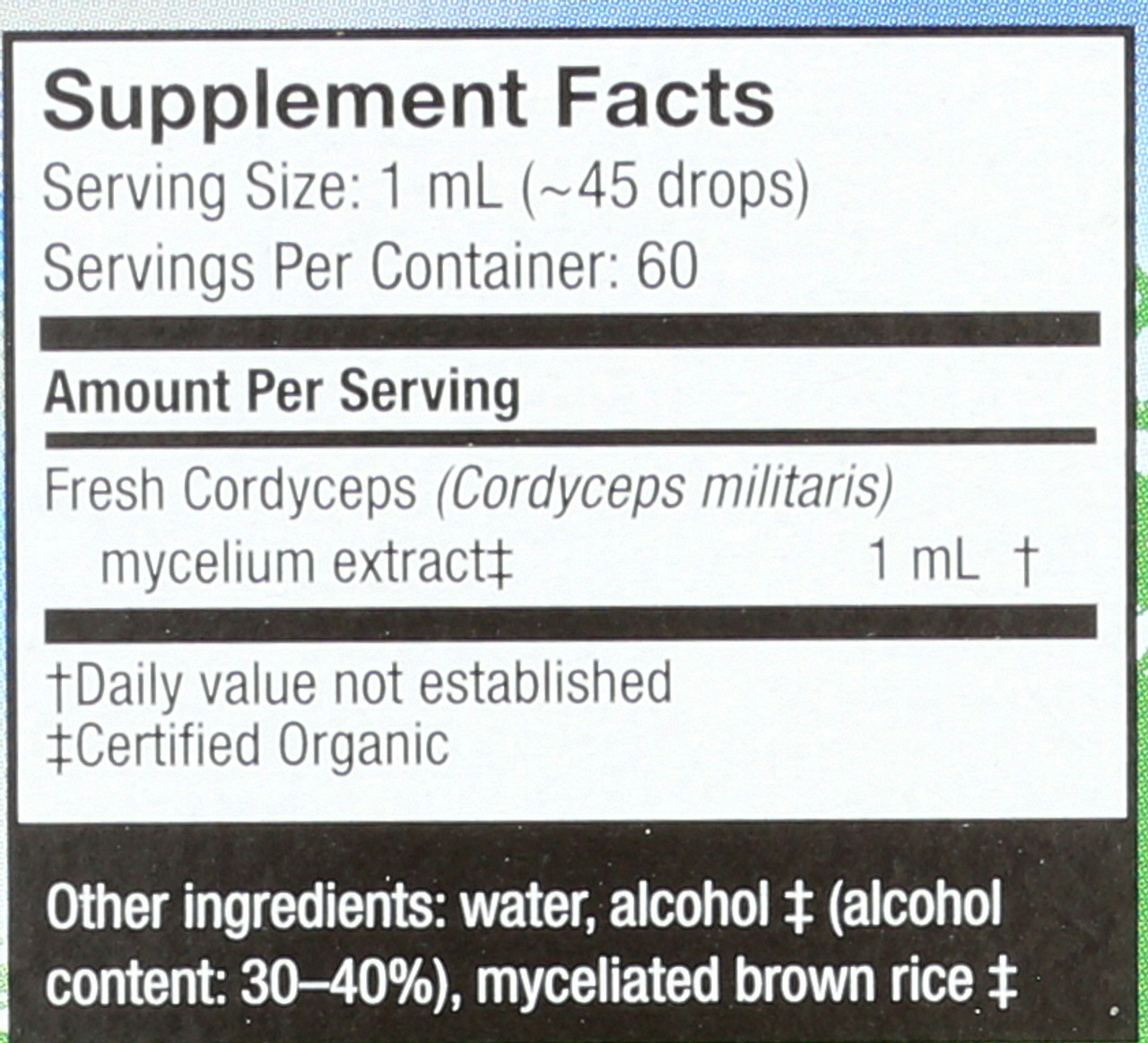 Cordyceps Extract Energy Support* 2oz