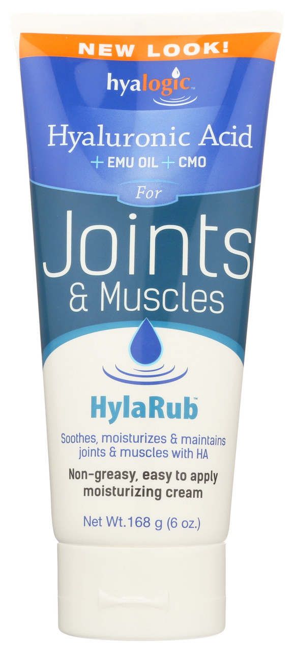 Hylarub Joint Cream High Molecular Weight Ha Non Oily Or Greasy Pain Rub 168 Gram