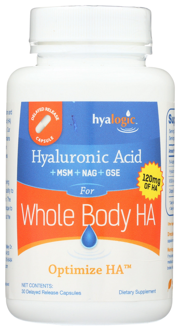 Hyaluronic Acid +Msm+Nag+Gse Optimize Ha For Whole Body Ha 30 Count