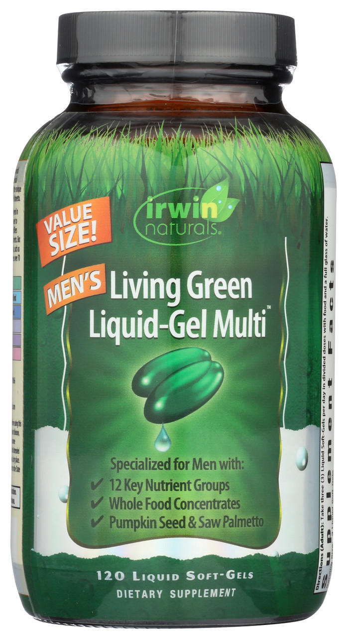 Living Green Liquid-Gel Multi For Men  120 Count