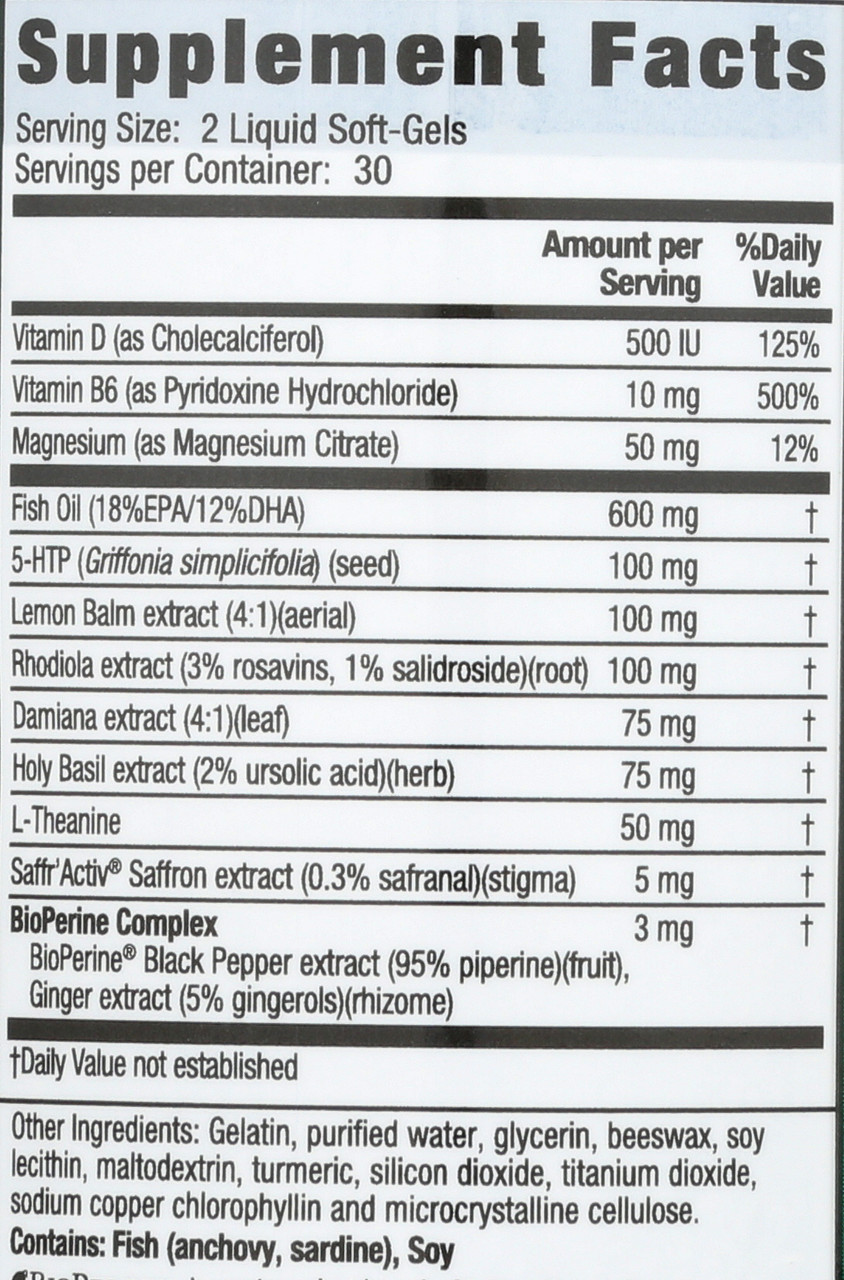 5-Htp Extra Double -Potency 60 Count
