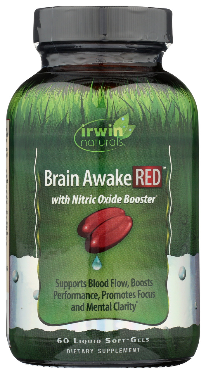 Brain Awake Red  60 Count