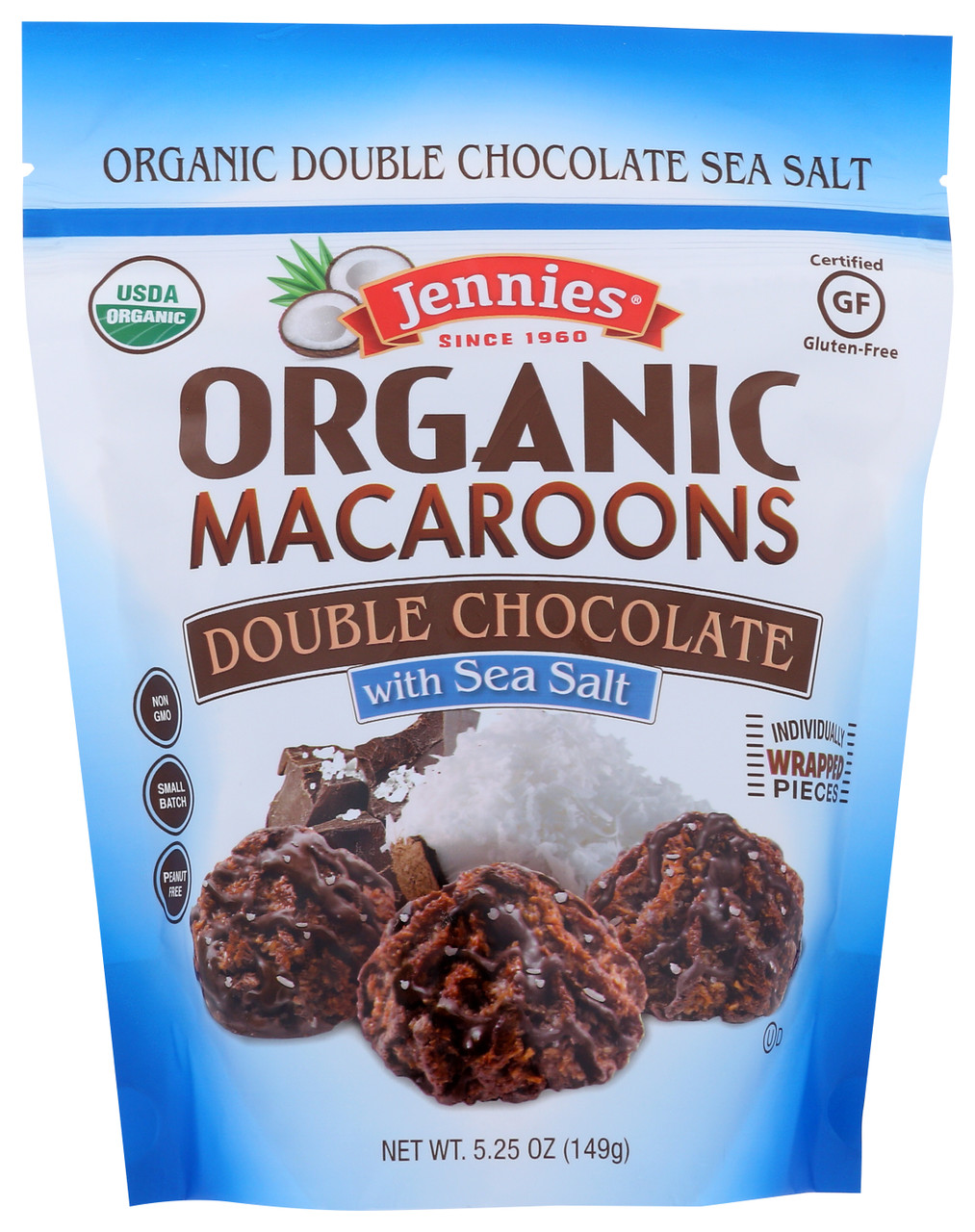 Organic Macaroons Dbl. Chocolate Sea Salt 5.25oz