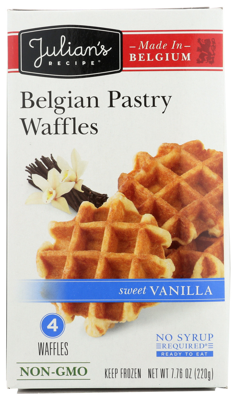 Belgian Pastry Waffles Sweet Vanilla 4 Count