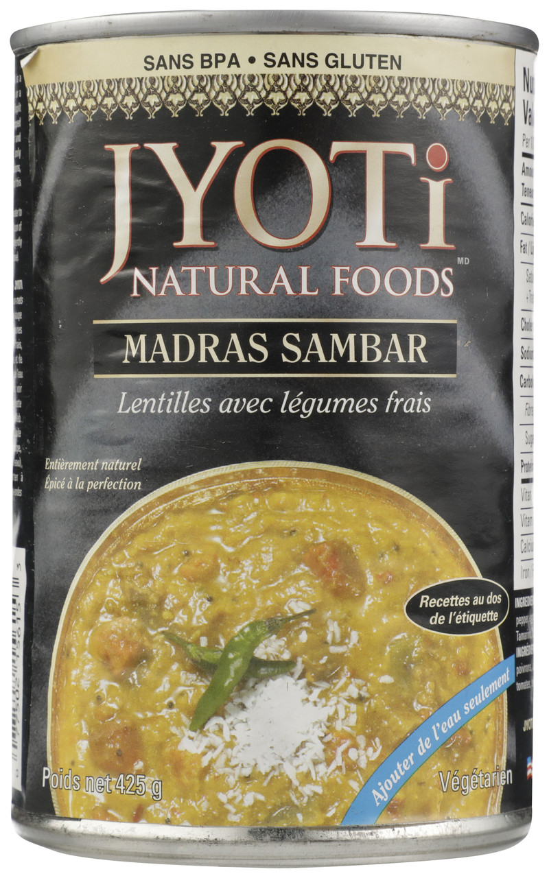 Madras Sambar Yellow Lentils With Fresh Vegetables 425 Gram