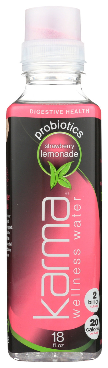 Karma Probiotics Strawberry Lemonade Probiotic-Enhanced Water 18oz