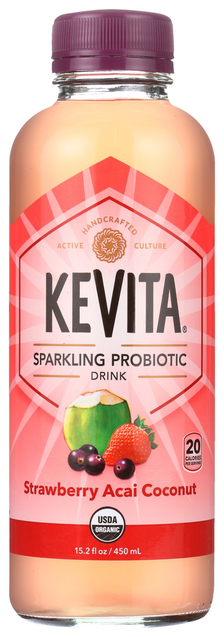 Drink Strawberry Acai Coconut Sparkling Probiotic 15.2oz