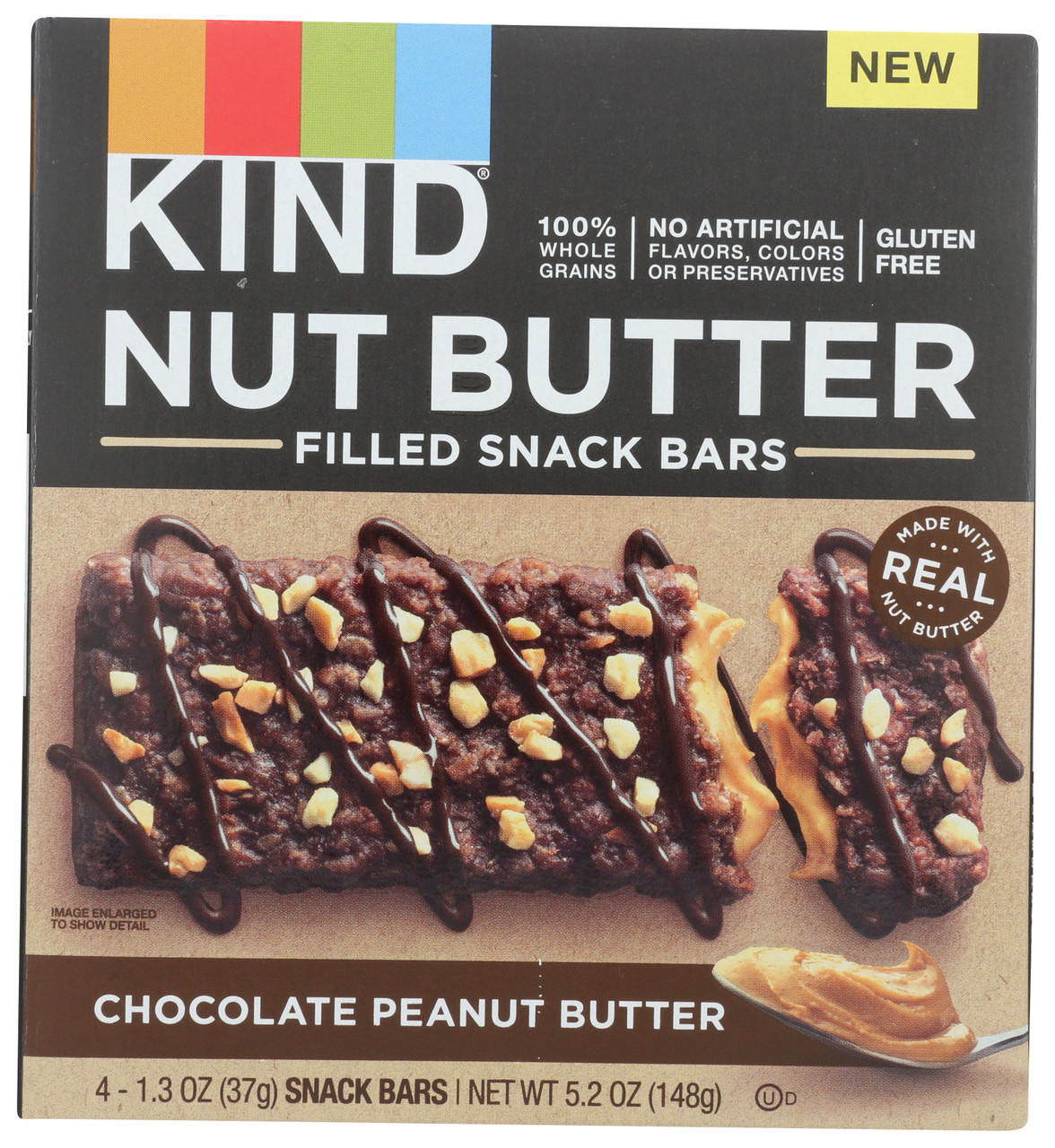 Bar Chocolate Pnut Butter Kind LLC 4 Count