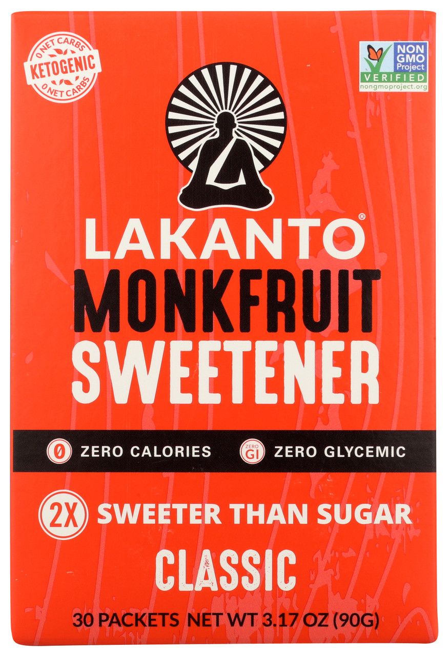 Monkfruit Sweetener Sweetener Classic 90 (3G X30) 30 Count