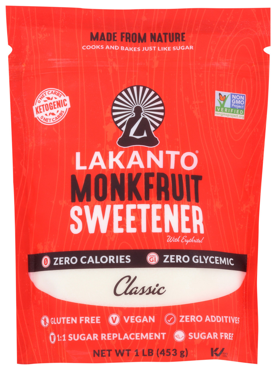 Sweetener Monk Fruit Sweetener Classic 1 Pound