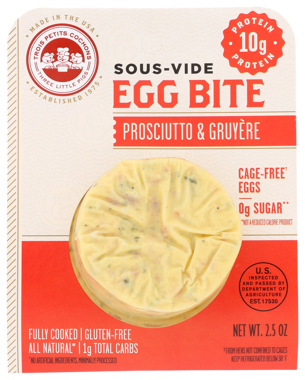 Egg Bite Prosciutto  2.5oz