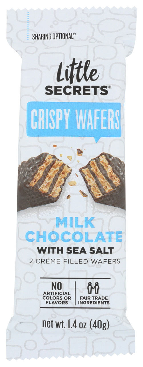 Chocolate Wafer Milk Chocolate With Sea Salt 1.4oz