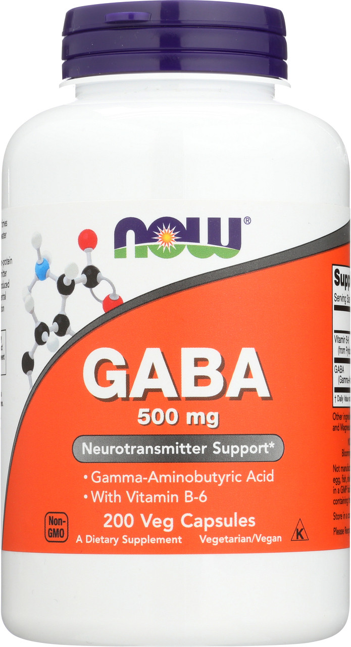 GABA 500 mg - 200 Capsules