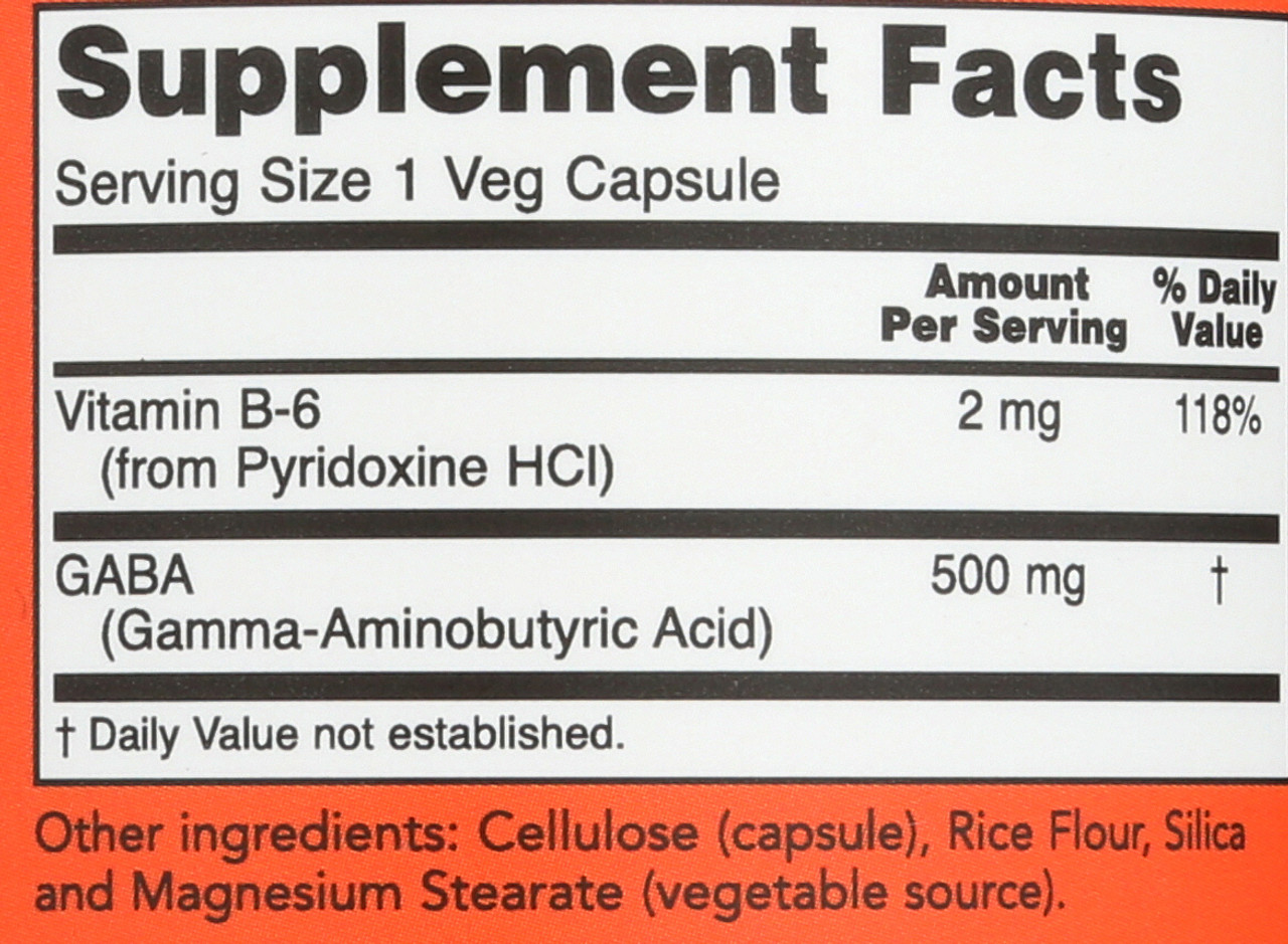 GABA 500 mg - 200 Capsules