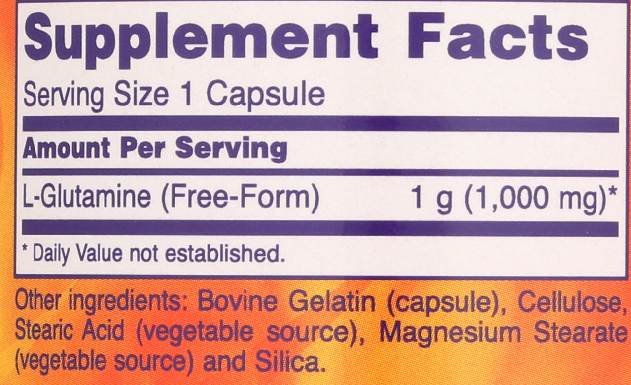 L-Glutamine 1000 mg - 120 Capsules