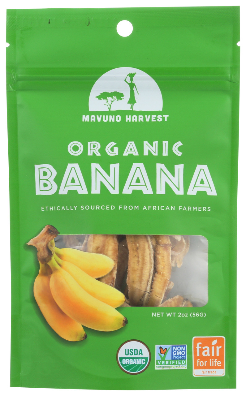 Organic Dried Fruit Banana 2oz